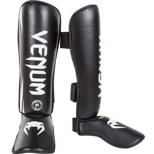 Venum Challenger Standup Shin Guards - color: Black/White, size: Large
