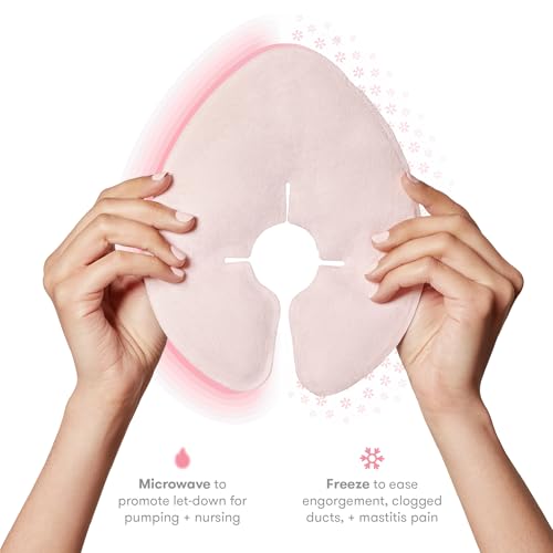 Frida Mom Breast Therapy Packs, Breast Pads, Cold & Hot Pack for Pain Relief, Breastfeeding Essentials for Lactation Support, Mastitis, Engorgement and Pump Aid, Postpartum Recovery, 2pk