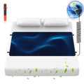 Grounding Mat for Bed, Grounding Pad Improves Sleep, relieves Stress, with Static grounding Cord and Test Pen (Black, (76.3 * 27 inch))