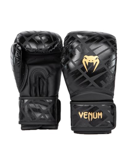 Venum Contender 1.5 Boxing Gloves - color: Black/Gold, size: 16-Ounce
