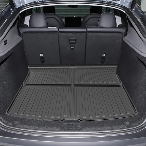 Pawtein 6-Piece TPE Floor Mats Compatible with 2025-2026 Model Y Juniper | Flexible, waterproof, stain-proof, anti-slip, easy-clean interior liners - size: Compatible with 2025-2026 Juniper (6-Piece Set)