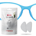 Setex Gecko Grip Nano 0.6mm Anti Slip Eyeglass Nose Pads, (15 Clear Pair), Smallest and Thinnest Available, USA Made, 2000 Innovative Microstructured Fibers per Pad, 0.6mm x 6mm x 11mm - color: 15 Clear Pairs
