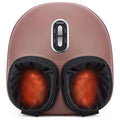Nekteck Shiatsu Foot Massager with Heat & Air Compression Deep Kneading | 2026 Upgraded Feet Massager, 3 Modes Massage Improve Blood Circulation Foot Wellness Plantar Fasciitis, Fits Size to US 13 - color: Brown, size: Large