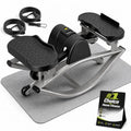 Rock Stair Steppers for Exercise at Home Aerobic Step Platform Side to Side Rocking Fitness Machines Steper up Box for Workout Mini Portable Gym Rocker Escalones para Hacer Ejercicio