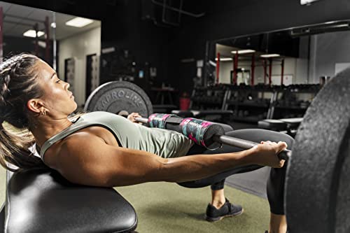 Harbinger Hip Thrust Bar Pad for Doing Hip Thrusters at Home and in The Gym for Olympic and Standard Bars - color: Floral