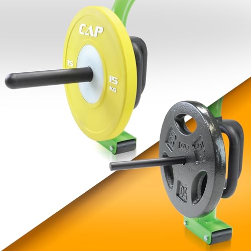 CAP Deluxe Open Trap Bar - Dual Grip Hex & Shrug Bar for Weightlifting - color: Green