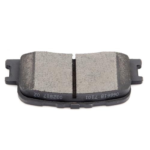 ECCPP D885-7762 4pcs Rear Ceramic Disc Brake Pad Set Fit For Lexus ES300 2002-2003,For Lexus ES330 2004-2006,For Toyota Camry 2002-2006,For Toyota Highlander 2001-2003 - style: D885 [4pcs]