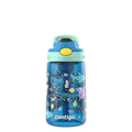 Contigo Aubrey Kids Water Bottle - color: Juniper/Dinos & Blue Poppy/Sharks, size: 14 oz (Pack of 1)