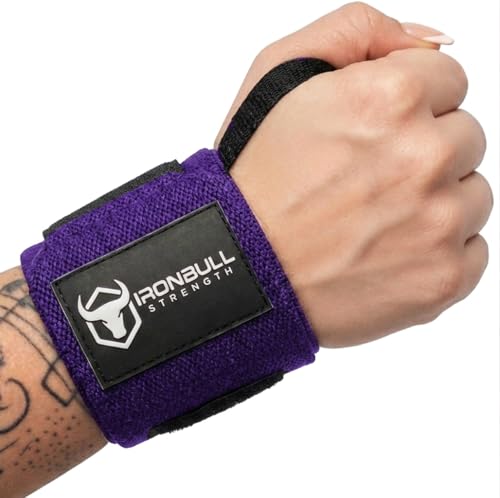 Wrist Wraps for Weightlifting (USPA & IPL Approved) - 18” Premium Quality Wrist Straps for Weightlifting - Weight Lifting Wrist Wraps with Thumb Loop - Best Gym Wrist Wraps for Lifting Weights, Curls & Dips - Lifting Wrist Wraps for Bench, Powerlifting &