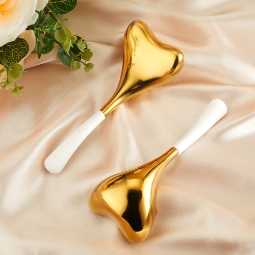 Ice Globes -Facial Skin Care Tools for Women, Cryo Sticks -Unbreakable Stainless Steel and Special Design, Esthetician Supplies Cooling Spa Globes,Mothers Day Gifts for Mom - color: Gold