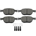 SCITOO D970 Front Metal Brake Pads Sets w/Hardware Replacement For Ford For Transit Connect 2010-2013 - size: Front D970-7871