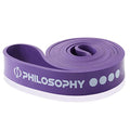 Philosophy Gym Pull Up Assist Band - Resistance Power Loop Exercise Band - style: 1-1/4" (100-120 lbs) - Purple