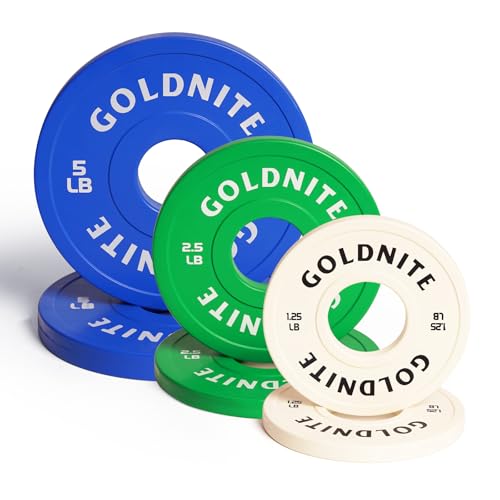 Change Plates Set 1.25LB 2.5LB 5LB Set Fractional Weight Plate Olympic Bumper Plates for Cross Training Steel Insert Strength Training Weight Plates - color: (1.25LB+2.5LB+5LB)x2