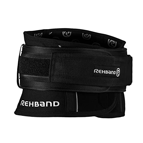 Rehband X-RX Back Support, Heavy weightlifting support 7mm neoprene, 2-in-1 back support with integrated lifting belt for heavy weight lifting workouts - size: XL