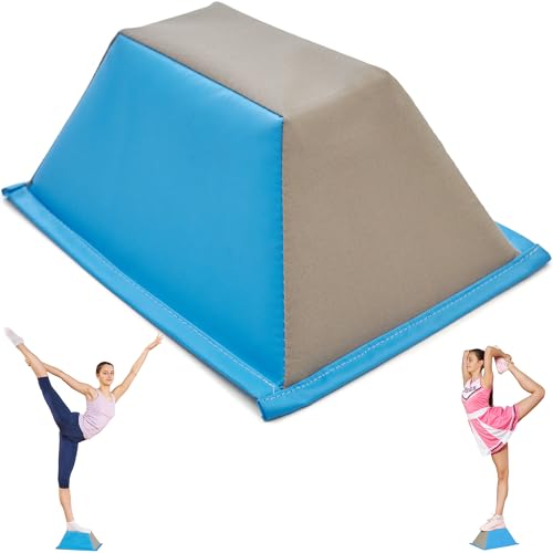 Stunt Trainer Stand for Cheerleading | Portable Cheer Balance Trainer | Stunting Flyer Practice Platform | Lightweight Gymnastics Balance Block | Cheerleading Equipment for Safe Skill Training - color: Blue