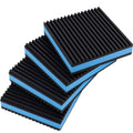 Heavy Duty Anti Vibration Pads - 3DSKY Mechanical Vibration Damping Pads 4"x 4" x 7/8" EVA Sound Isolation Mats for Air Conditioner, Compressors, HVAC, Washer Dryer, Treadmill (4 Pack)