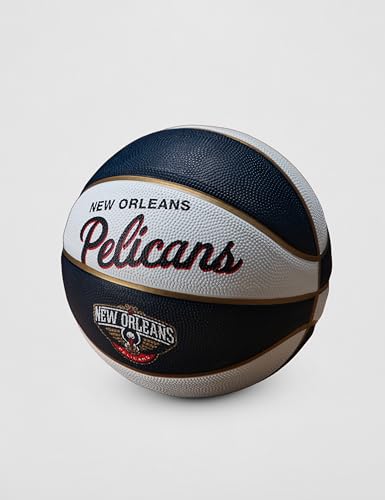 WILSON NBA Team Retro Mini Basketballs - Mini Size - 3" - color: New Orleans Pelicans, size: Mini