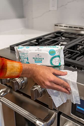 Juniper CLEAN 6 Pack Surface Cleaning Wipes with Bleach, All-Purpose Cleaner for Bathroom, Kitchen, Office, 72 Count Soft Flow, Fresh Scent, Lint Free & Durable - size: 72 Count (Pack of 6)