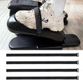 4 Pcs Pedal Straps, Leg Exerciser Foot Straps for Seniors, Anti-Slip Elastic Pedal Straps for Home Fitness, Pedal Exerciser Accessories for Low-Impact Workouts, Fitness Equipment