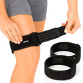 Vive IT Band Strap - (2 Pack) Iliotibial Band Compression Wrap - Outside of Knee Pain, Hip, Thigh & ITB Syndrome Support - Neoprene Brace for Running and Exercise - Athletic Stabilizer for Men, Women - style: 2 Pack