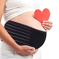 Pregnancy Belly Band Maternity Support Belt Eases Back Pelvic Pain | Belly band eases back pelvic pain. Breathable, adjustable, secure Velcro, durable, great value(Black/One size) - color: Black, size: One Size