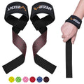 Weight Lifting Straps for Weightlifting, Lifting Wrist Straps Gym, Deadlift Strap, Anti Slip Silicone Weightlifting Strap Men Women Powerlifting, Strength Training - color: Black, size: 1 Pair