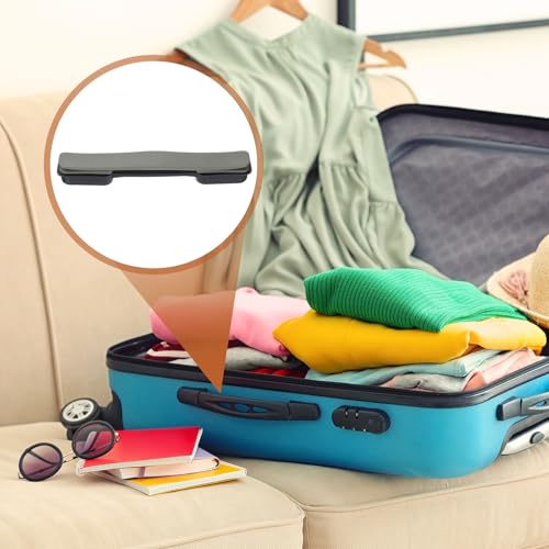 uxcell 2 Pcs Luggage Handle Replacement 8.5 Inch Suitcase Handle Carry Strap Plastic Pull Handle Grip Luggage Replacement Parts with Screws for Suitcase Box Luggage Case, Titanium Silver - color: Titanium Silver