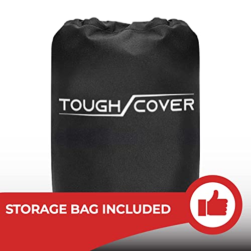 Tough Cover Zero-Turn Lawn Mower Cover - Basic Edition, Black, 79 x 46 x 55 in - Heavy-Duty Water & UV Resistant Tearproof for Lawn Tractor Cover - Universal Fit for Riding Mower Models - color: Basic Edition - Black