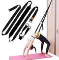 Back bend Assist Trainer - Improve Back and Waist Flexibility, Door Flexibility Stretching Strap, Home equipment for Ballet, Dance, Yoga, Gymnastics, Cheerleading, Splits - color: black