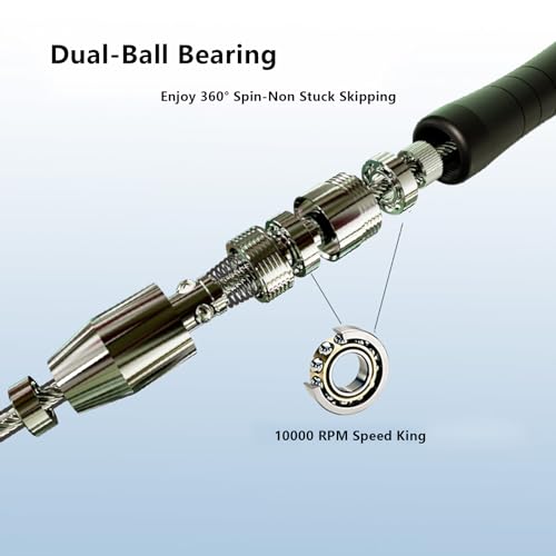 Speed Ropes Jump Rope For Men/Women-Tangle-Free-Self-Locking Screw-Free Design - color: Blue