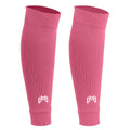 MediCaptain Pre Cut Soccer Sock Sleeves, Companion for Soccer Grip Socks, Securely Holds Shin Guards, Compression Leg Warmer - color: Pink