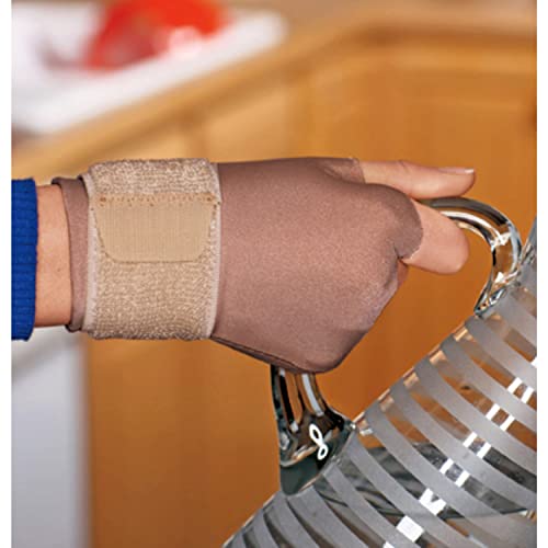 ACE Energizing Hand Support, Small/Medium, Beige, 1/Pack - size: Small/Medium