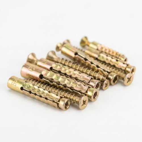 Heavy Duty Hollow Wall Anchors with Screws, Hardware Fastener Assortment