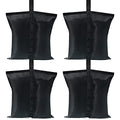 ABCCANOPY Canopy Weights 120 LBS Tent Sand Bags,4-Pack Black(No Sand) - color: Black, size: 120 LBS