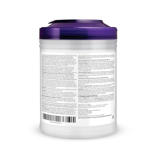 Professional Disposables Surface Disinfectant Super Sani-Cloth Wipes, 160Count - size: 160 Count (Pack of 1)