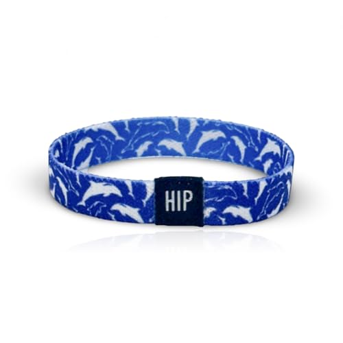 Thick Hair Ties for Men, Durable Hair Bands, Non-Slip, Stylish & Versatile Bracelet, Waterproof Bracelets & Summer Bracelets for Surf, Beach & Everyday Wear (Out To Sea Dolphins) - color: Out To Sea Dolphins