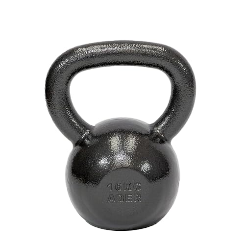 Ader Premier Cast Iron Kettlebell - Great for Kettlebell Exercises and Weight Training