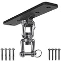 Dolibest Heavy Bag Hanger,Wall Ceiling Mount Hook 360° Rotation Wood Beam Holder Body Weight Strength Training Systems, Aerial Yoga Swing & Hammock, Resistance Band for Wooden Sets(600 LB Capacity) - color: Heavy Bag Hanger