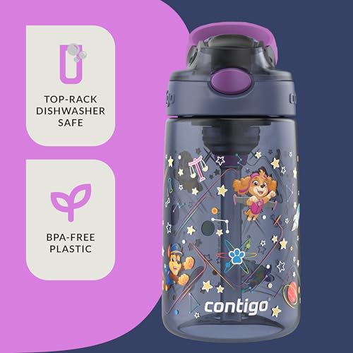 Contigo Aubrey Kids Water Bottle - color: Paw Patrol Space, size: 14 oz (Pack of 1)