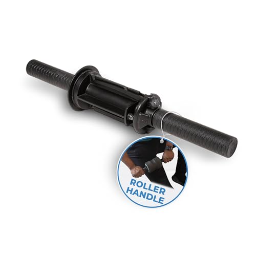 Chirp Focus Muscle Roller, Focus Wheel and Roller Handle in One, On-The-Go Muscle Massage Tool, Stretching Equipment, Targets Pressure Points, Focused Neck & Back Massager - 4" Holds Up to 500 lbs - style: Muscle Roller