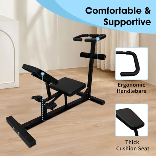 Stretch Machine, Home Gym Full Body Stretching Equipment for Lumbar Stretching, Lower Back Pain, Leg Stretch, Rehab, Flexibility and Improved Posture Correction-Straps Included