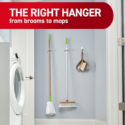 Command Broom and Mop Gripper, 3-Pack, Organize Damage-Free - size: Large, style: 3 Broom Grippers