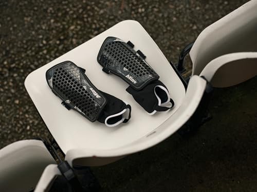 Mitre Unisex Soccer Shin Guards - color: Aircell Power Black/White, size: Large