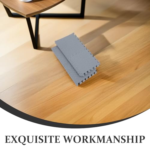 NUOBESTY 4pcs High-Density Foam Interlocking Floor Mats Soft Protective Exercise Tiles with Noise Reduction and Anti Vibration Features for Home and Gym Equipment Use