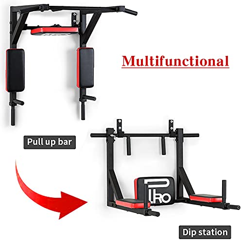 Wall Mount Pull Up Bar Wall Mounted Body Press Pull Up Bar Gym Chin-Up for Upper Body Workout - color: Type A
