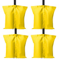 ABCCANOPY Canopy Weights 120 LBS Tent Sand Bags,4-Pack Yellow(No Sand) - color: Yellow, size: 120 LBS
