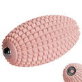 Vibrating Massage Ball for Plantar Fasciitis & Myofascial Release, Silicone Muscle Roller for Back, Shoulder, Foot, and Leg, Portable Trigger Point Massage Tool, 3 Vibration Speeds (Pink) - color: Pink