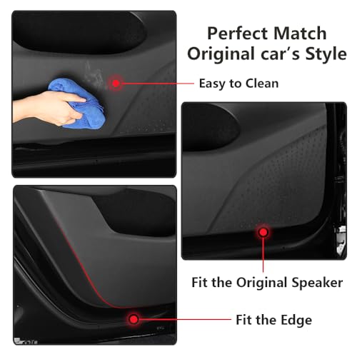 Car Door Anti Kick Pad for Honda Civic 2022 2023 2024 2025 2026 11th gen，Acura Integra 2023-2026 Accessories Protector Mat Dirty Collision Stickers Inner Decoration