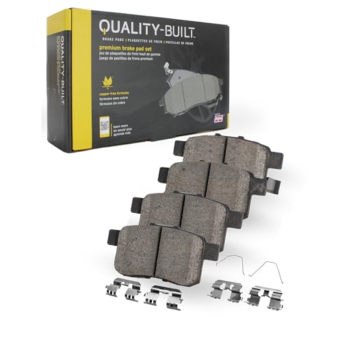 QUALITY-BUILT Front Semi-Metallic Brake Pads, Premium 1001-1045M, Compatible with 2004-2006 Ford (E-150,E-150 Club Wagon) - size: BP1045-M