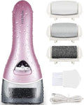 Electric Feet Callus Removers Rechargeable,Portable Electronic Foot File Pedicure Tools, Electric Callus Remover Kit,Professional Pedi Feet Care Perfect for Dead,Hard Cracked Dry Skin - color: 002-pink